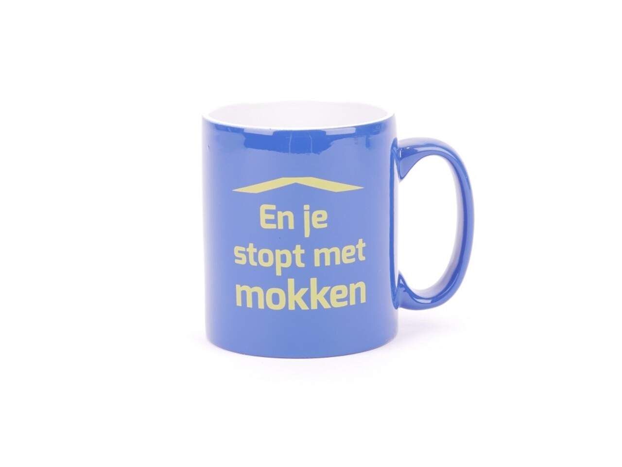 “En je stopt met mokken” mok