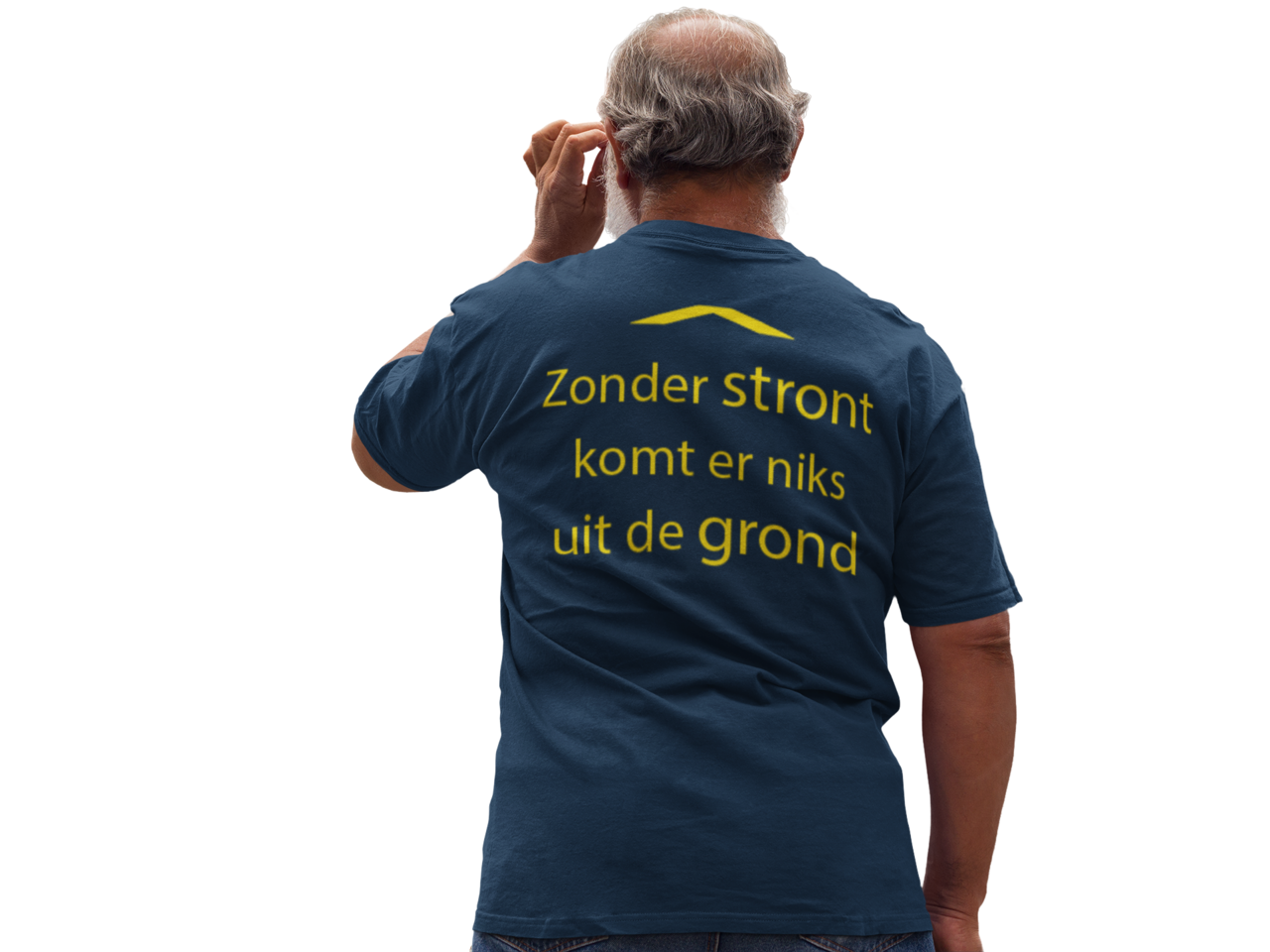 “Zonder stront komt er niks uit de grond” t-shirt