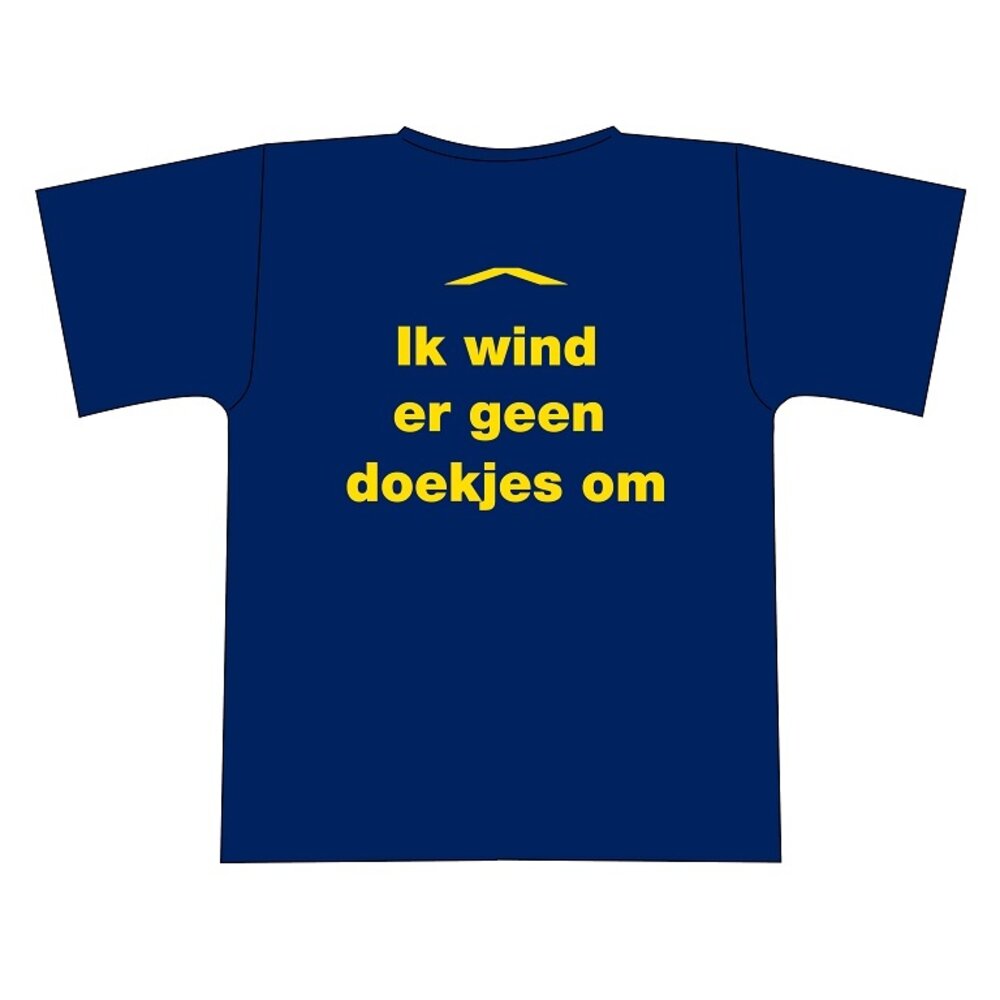 "Ik wind er geen doekjes om" t-shirt
