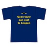 "Geen touw aan vast te knopen" tshirt