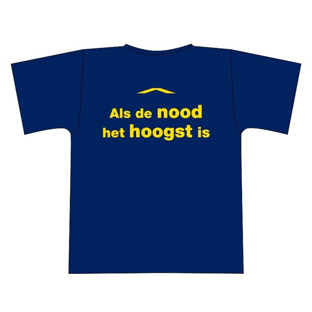 "Als de nood het hoogst is" tshirt