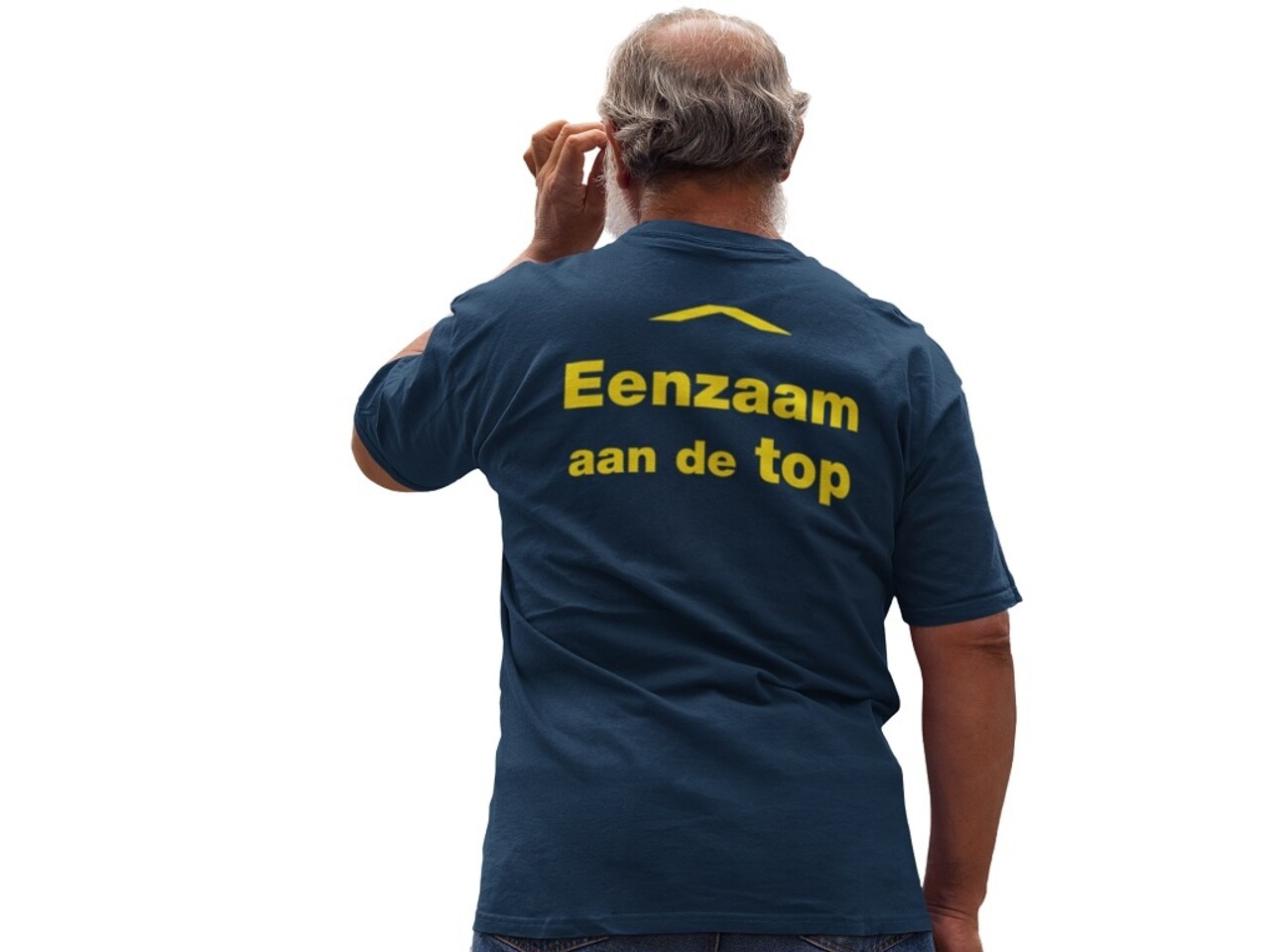"Eenzaam aan de top" tshirt