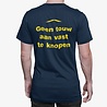"Geen touw aan vast te knopen" tshirt