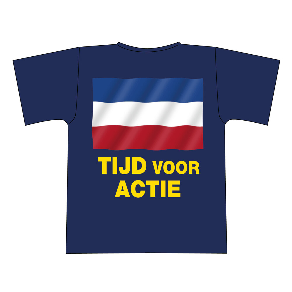 "Tijd voor actie" tshirt