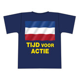 "Tijd voor actie" tshirt "Tijd voor actie" tshirt