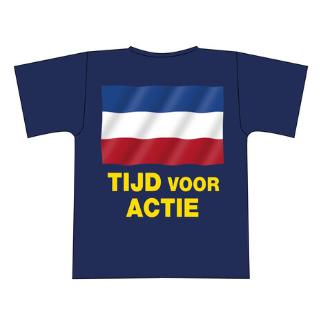 "Tijd voor actie" tshirt