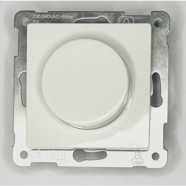 UNI-BEDIM-D-CAS-SW: Draaiknop Casambi, wit, 230V voeding.