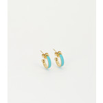 ZAG Bijoux Turquoise Hoop Earring