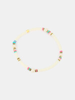 ZAG Bijoux White Ibiza Anklet