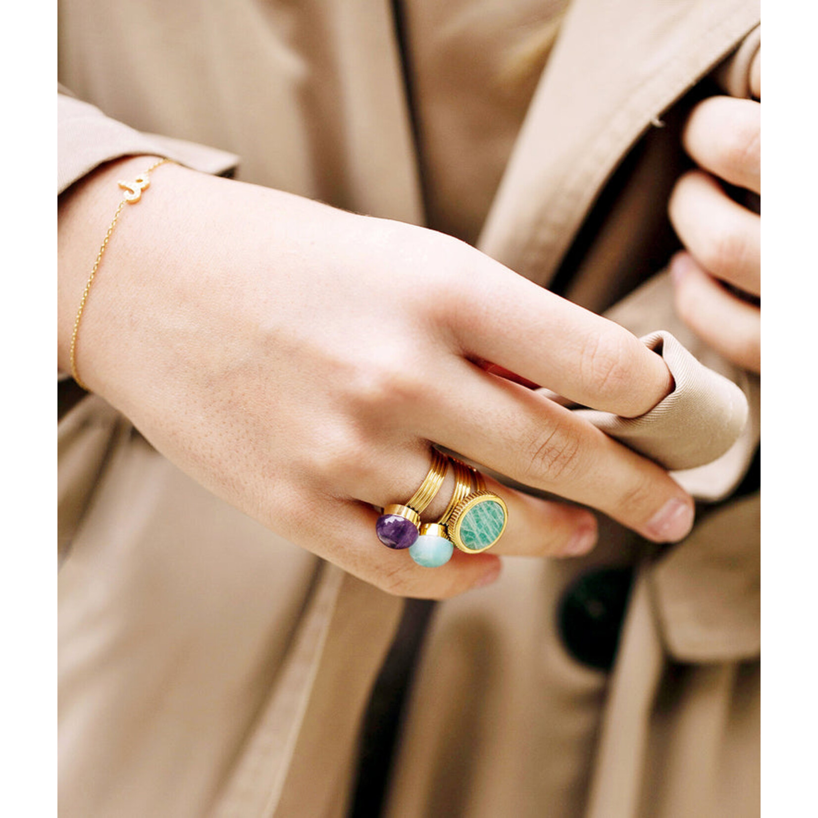 ZAG Bijoux Mish Ring - Amethyst