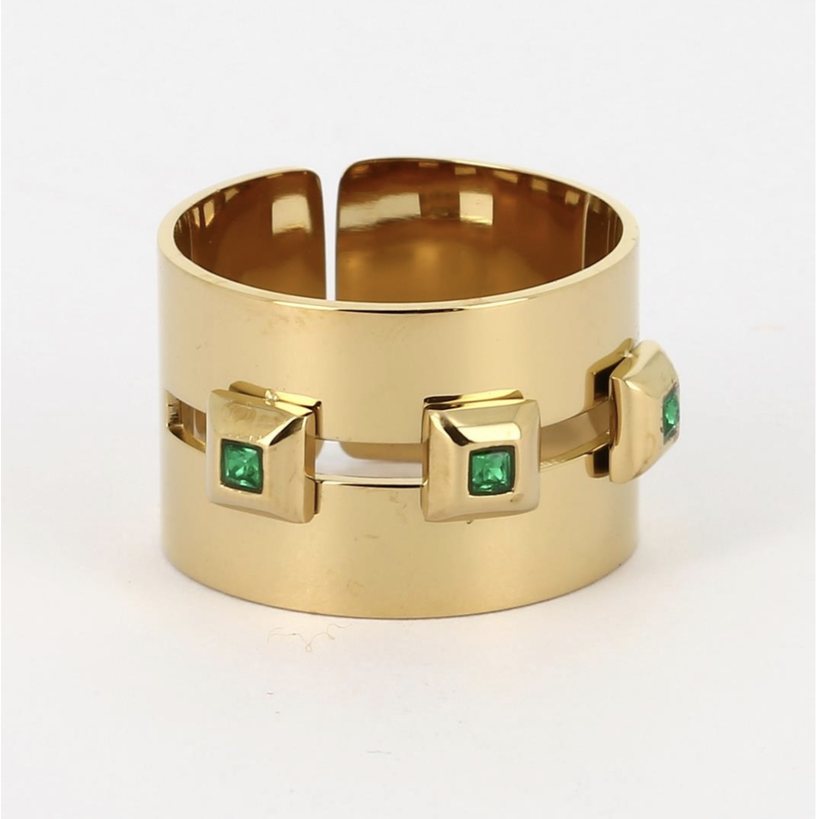 ZAG Bijoux Green Zircon ring