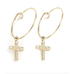 ZAG Bijoux Cross Earrings
