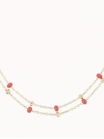 ZAG Bijoux Billes Necklace Red