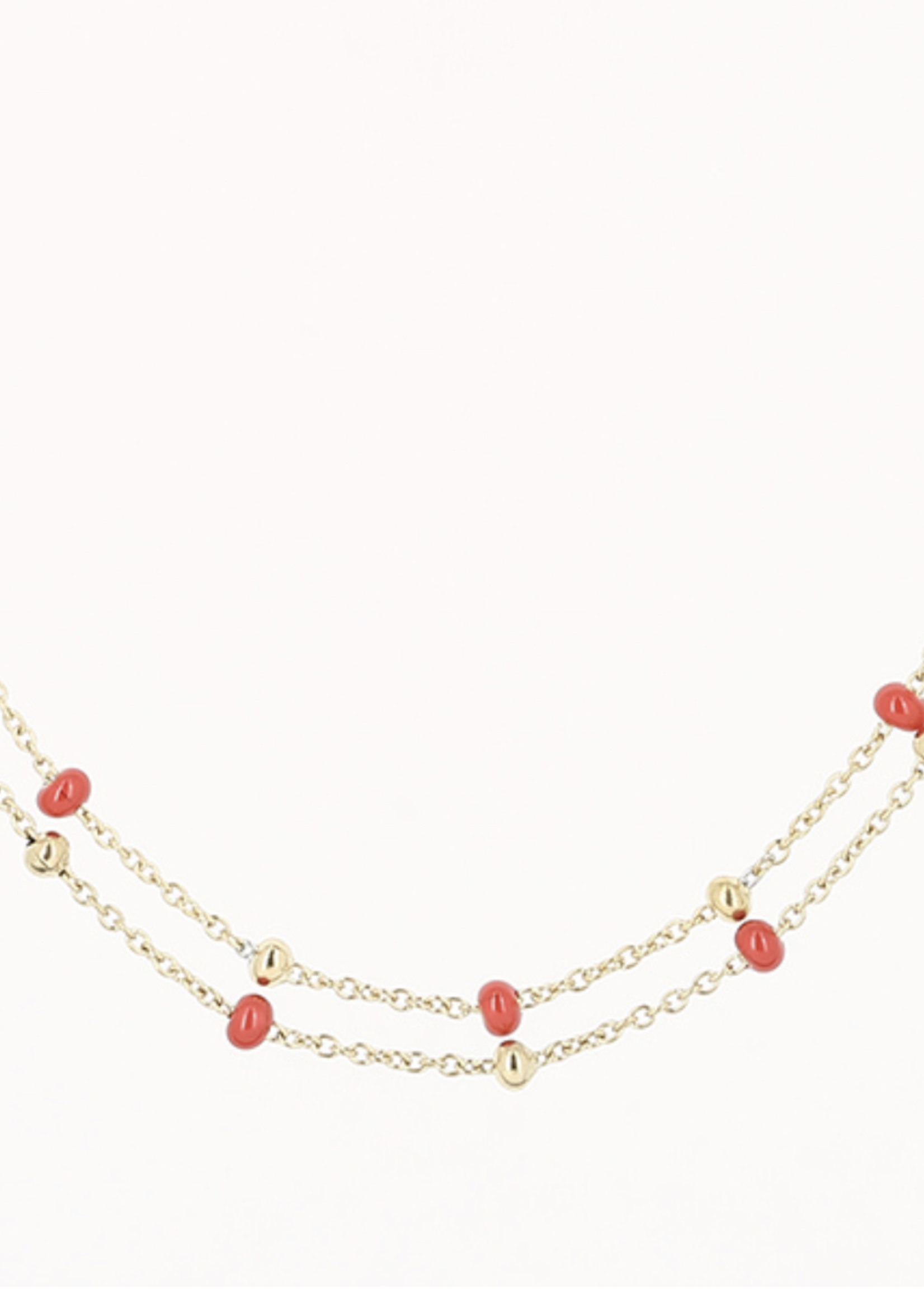 ZAG Bijoux Billes Necklace Red