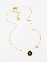 ZAG Bijoux Sun Necklace Black