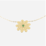 ZAG Bijoux Fleur Necklace - Green