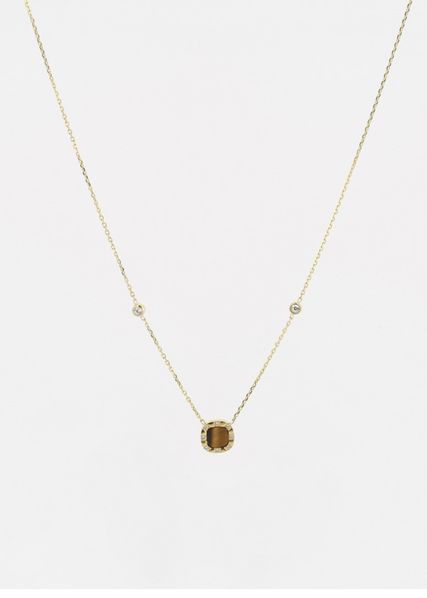 ZAG Bijoux Meissa Necklace - Brown