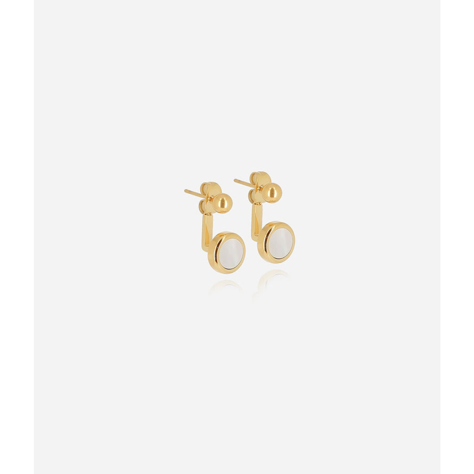 ZAG Bijoux Mainland Earrings - White