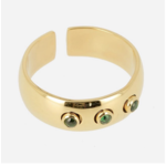 ZAG Bijoux Feline Ring Green - Size 8