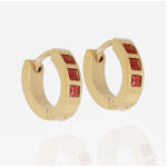 ZAG Bijoux Deuce Earrings - Red
