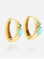 ZAG Bijoux Devony Earrings - Turquoise