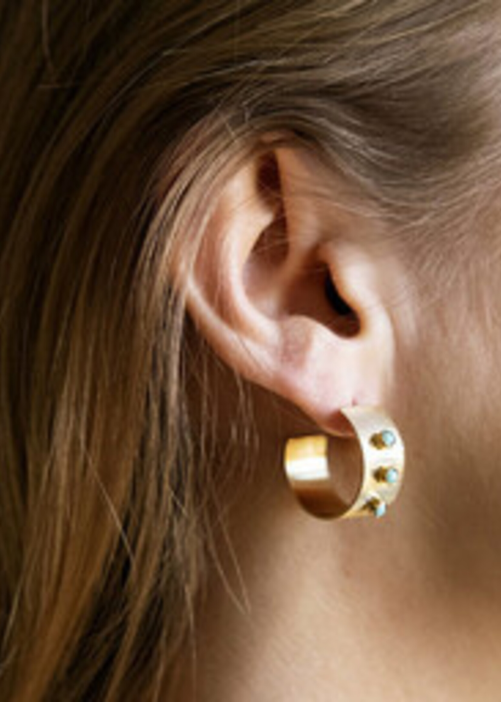 ZAG Bijoux Rico Earrings - Turquoise