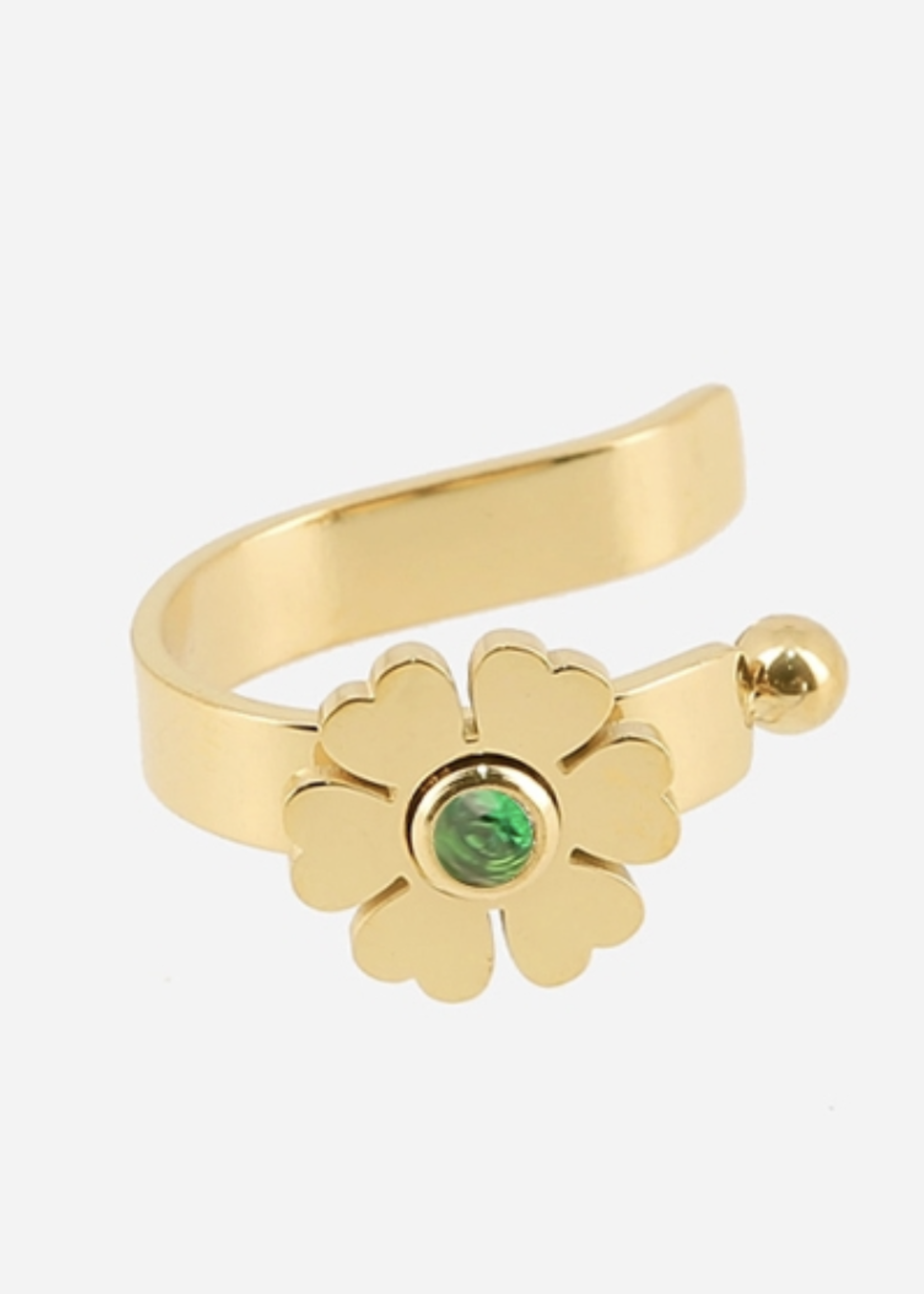ZAG Bijoux Louise Earcuff Green