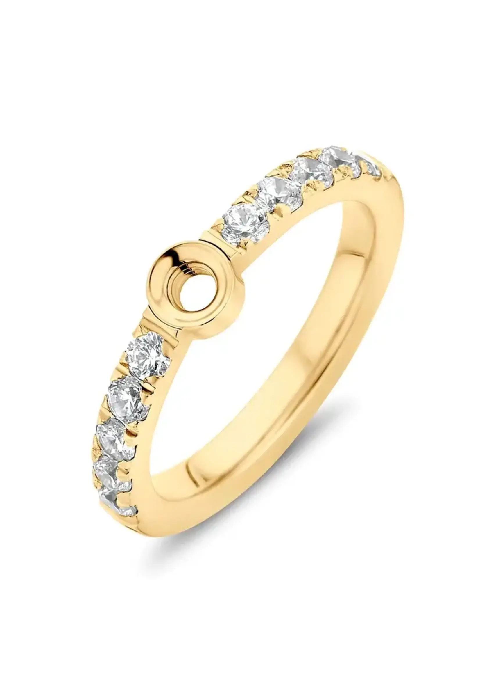 MELANO Twisted Crystal Ring 60