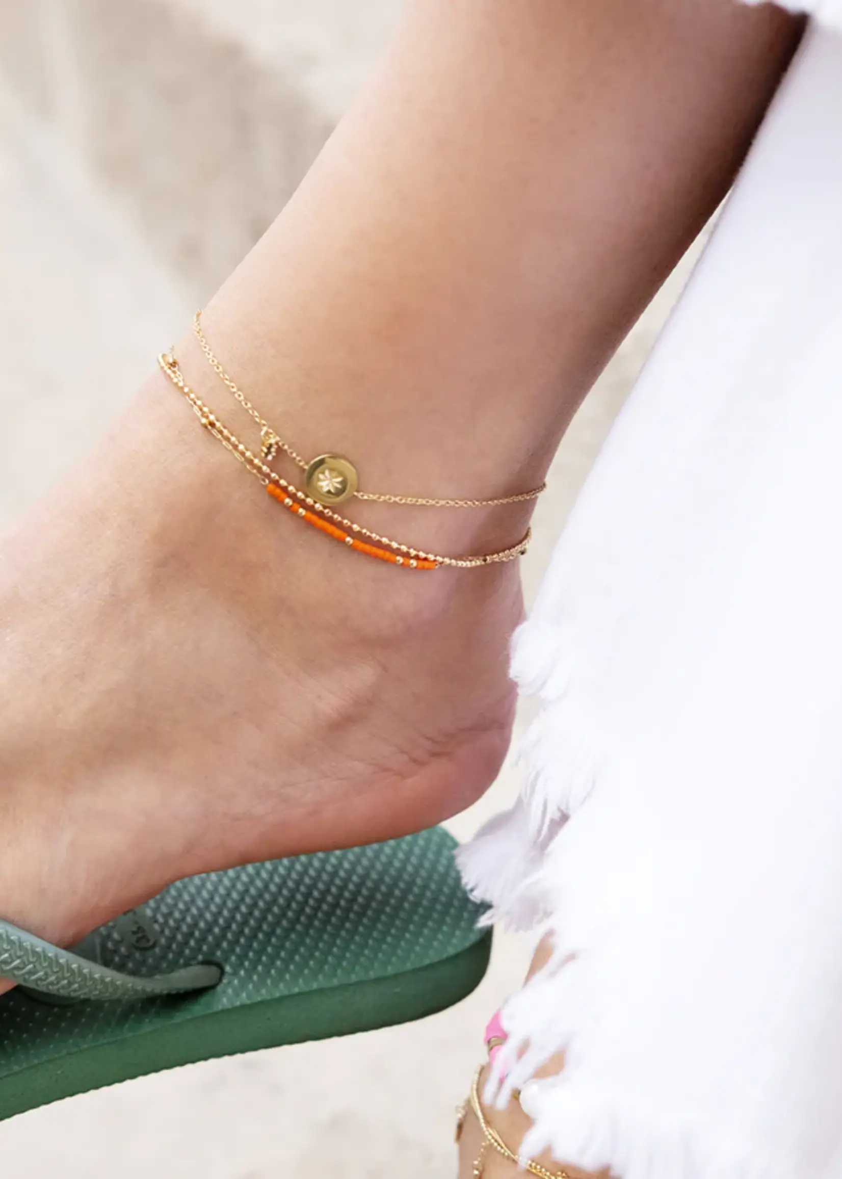ZAG Bijoux Alana Anklet Dark Blue