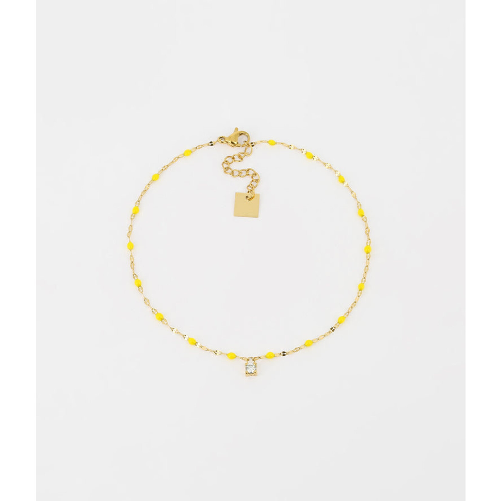 ZAG Bijoux Poppy Anklet - Yellow