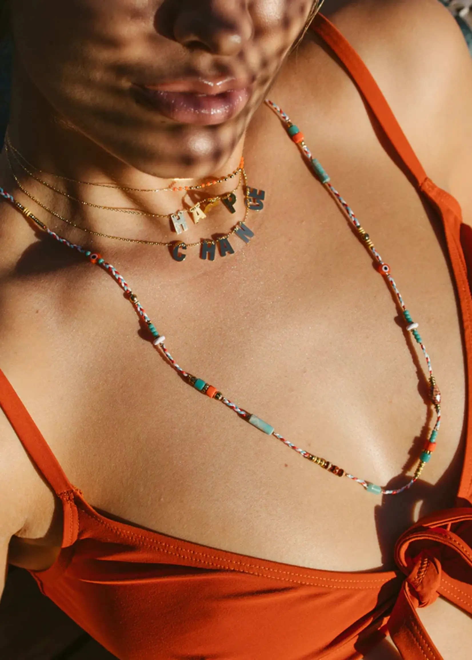 ZAG Bijoux Prudence Necklace Brown