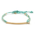 Suenia Brass Bracelets Turquoise