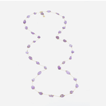 ZAG Bijoux Adelie Long Necklace Purple