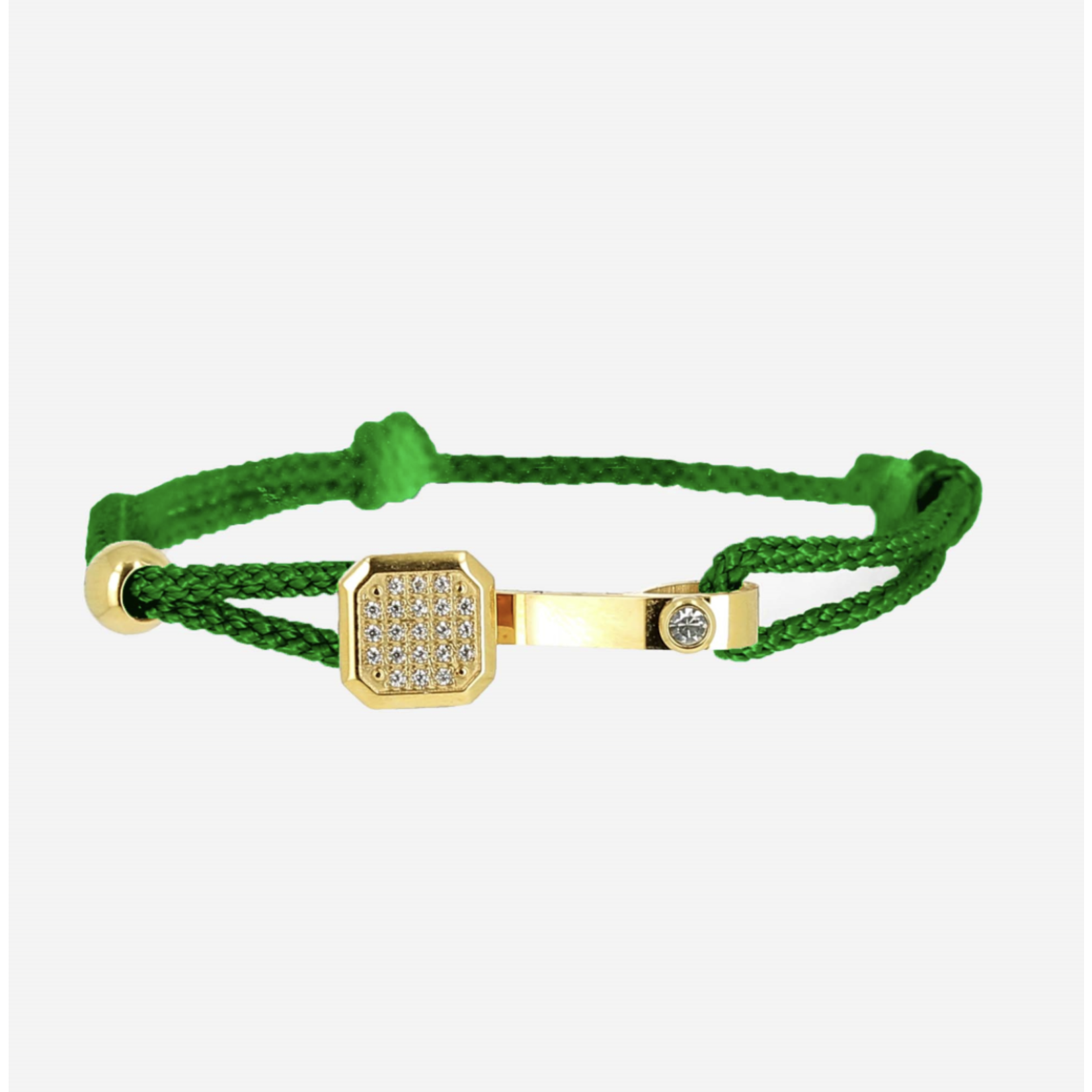 ZAG Bijoux Chord Bracelet Green