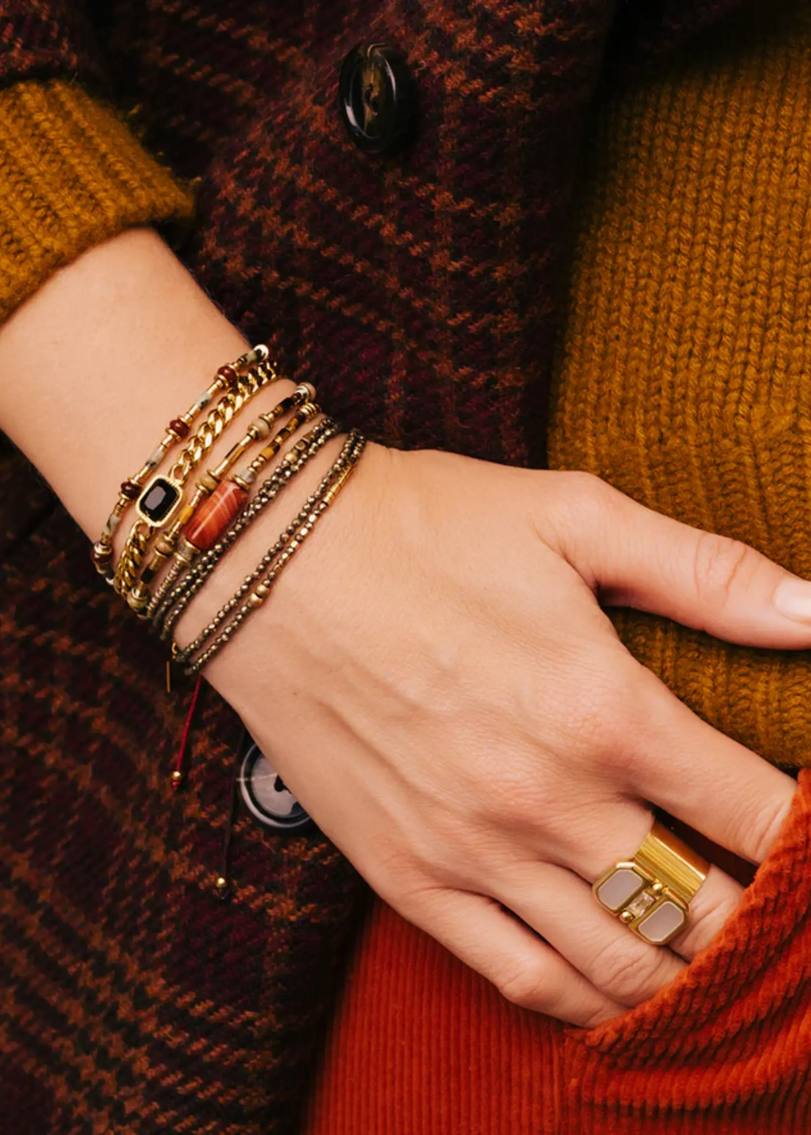 ZAG Bijoux Favela Bracelet Tiger Eye