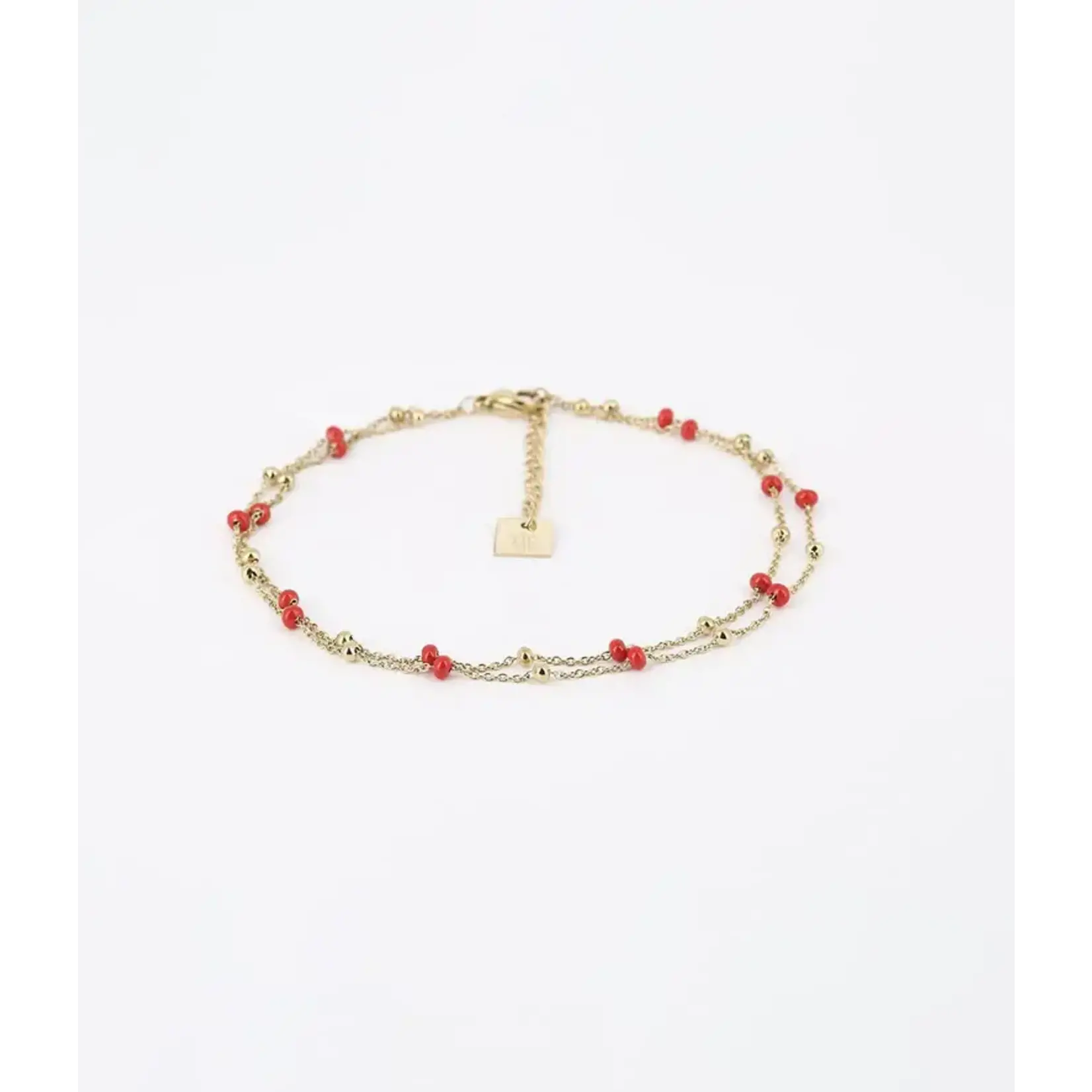 ZAG Bijoux Billes Bracelet Red