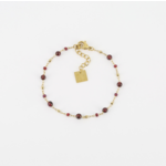 ZAG Bijoux Louane Bracelet Dark Red