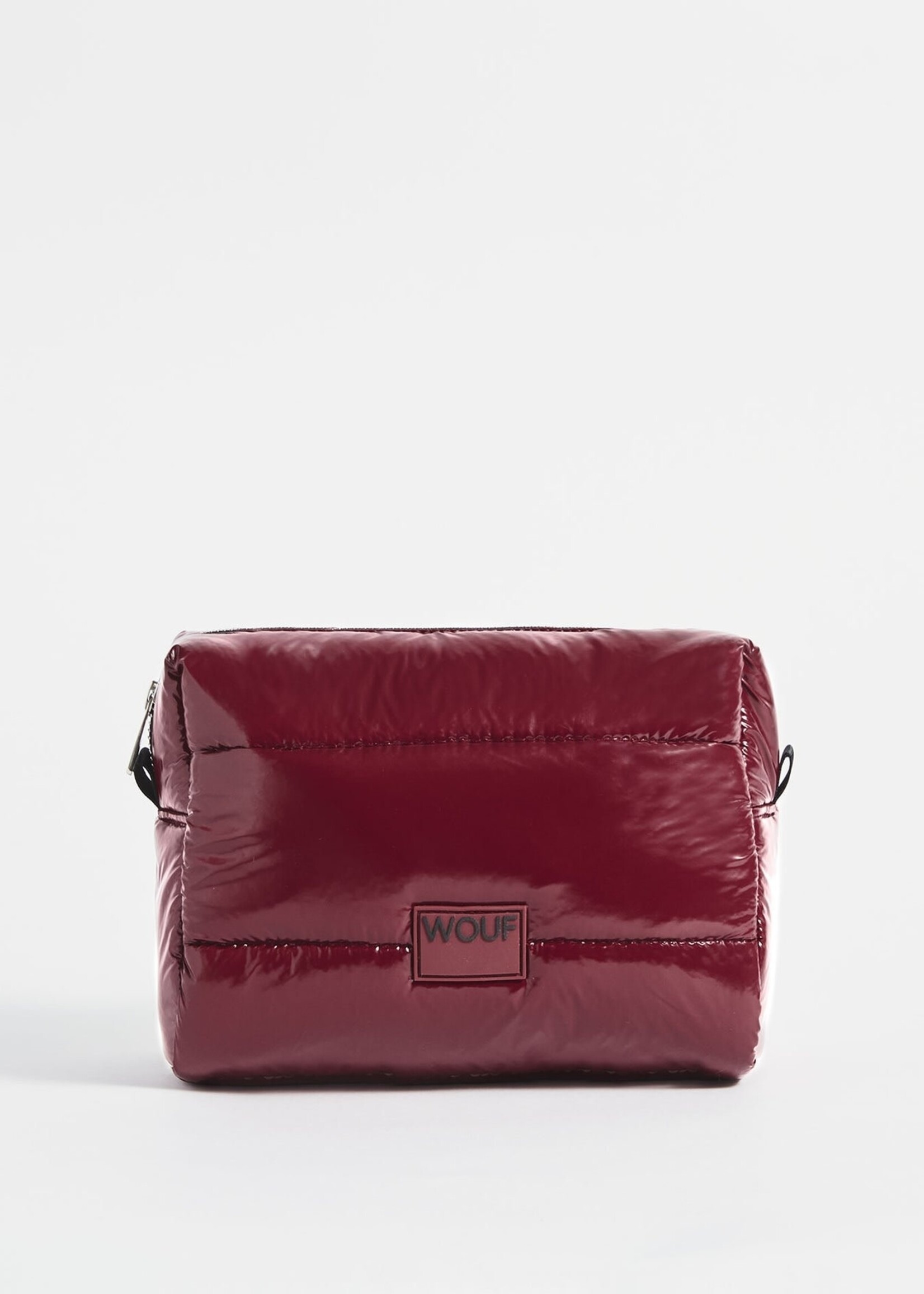 WOUF Burgundy Glossy Toiletry Bag
