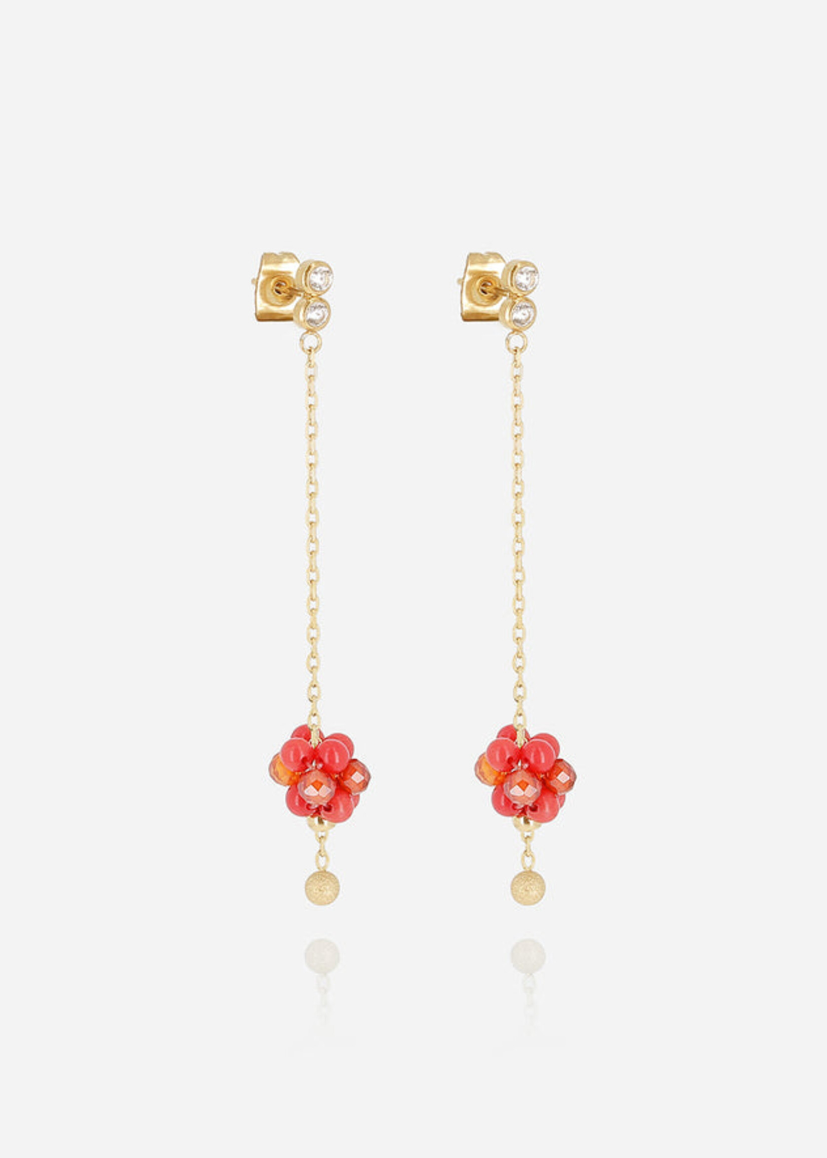 ZAG Bijoux Bacca Earrings Orange