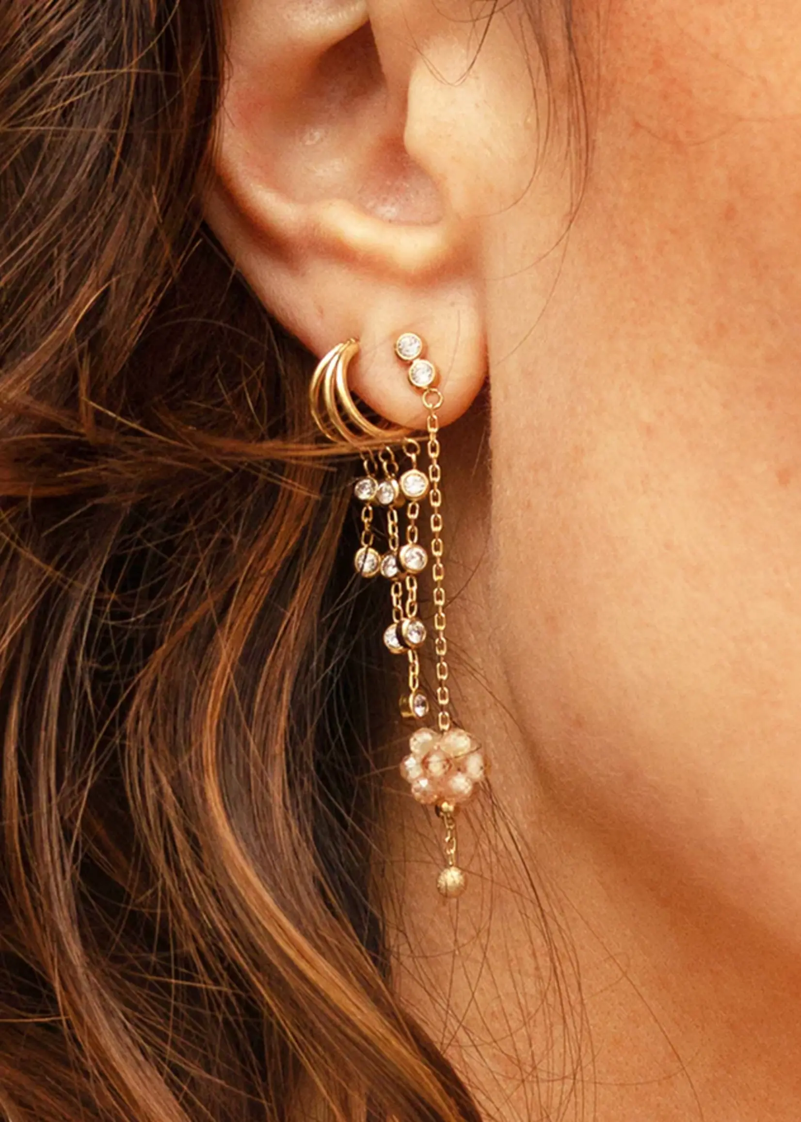 ZAG Bijoux Bacca Earrings Orange