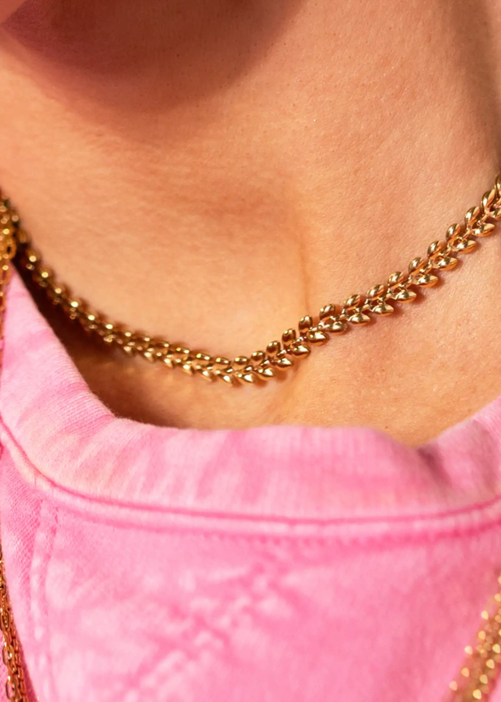 ZAG Bijoux Necklace Leaf