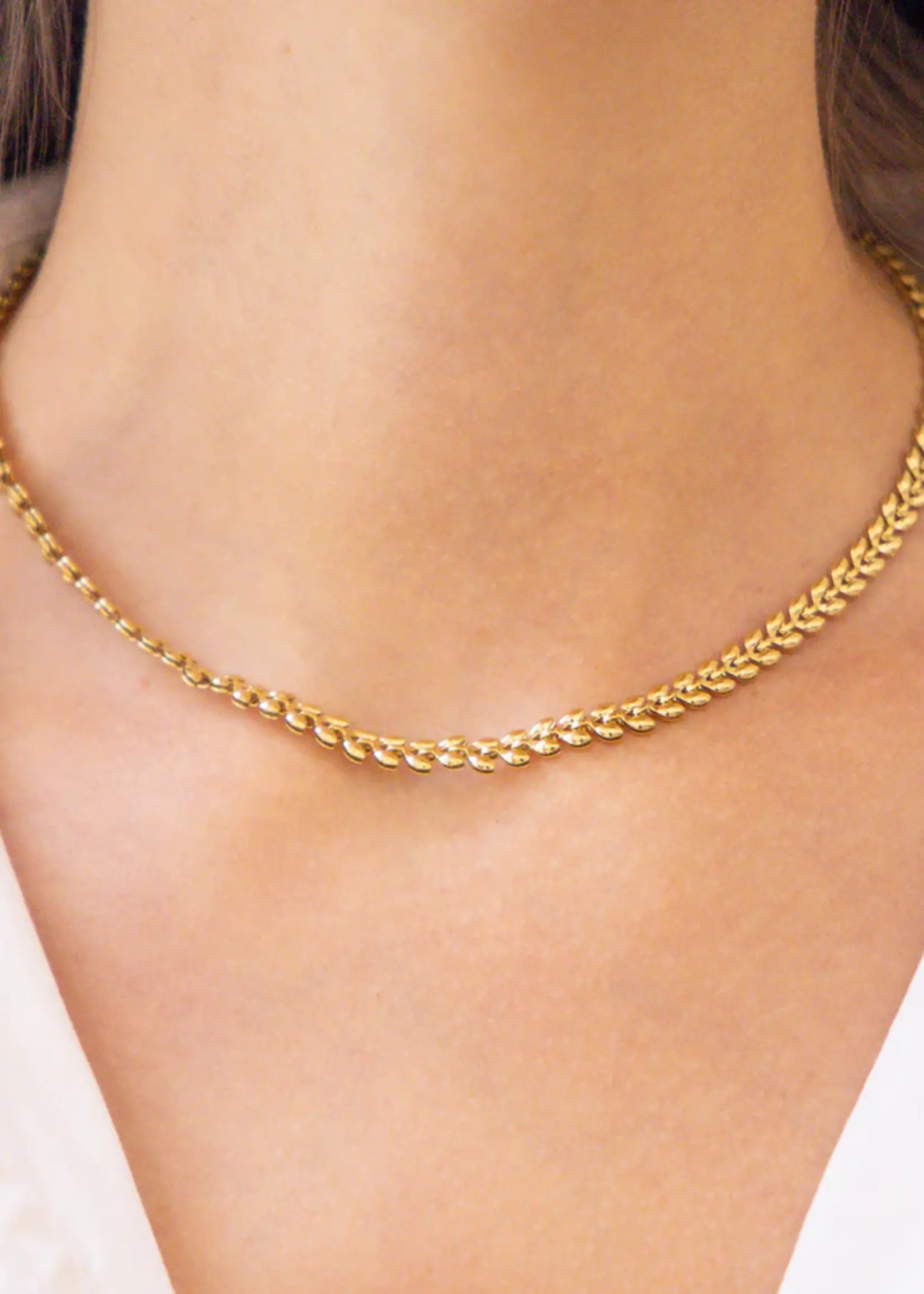 ZAG Bijoux Necklace Leaf