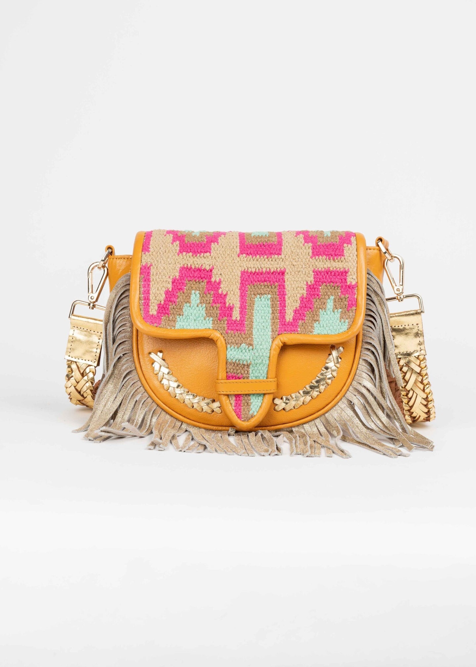 Piti Cuiti MEDELLIN AQUA SHOULDER BAG