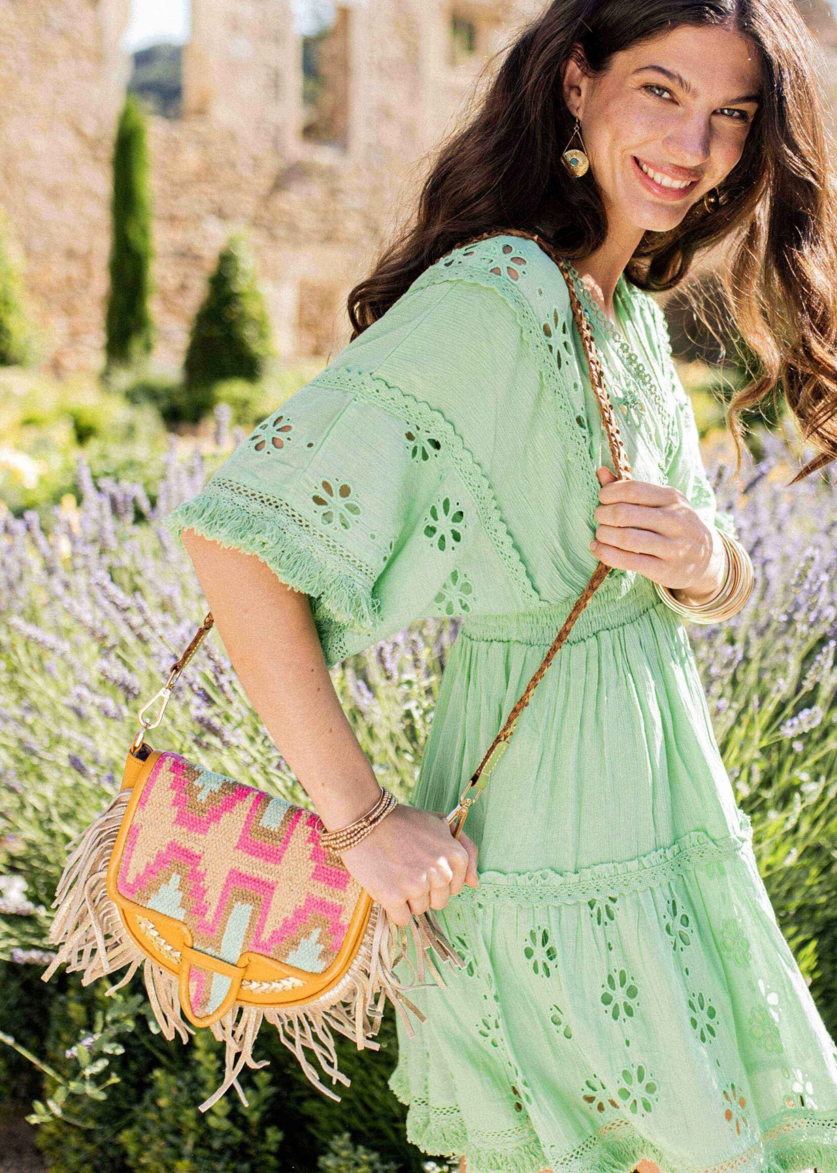 Piti Cuiti MEDELLIN AQUA SHOULDER BAG