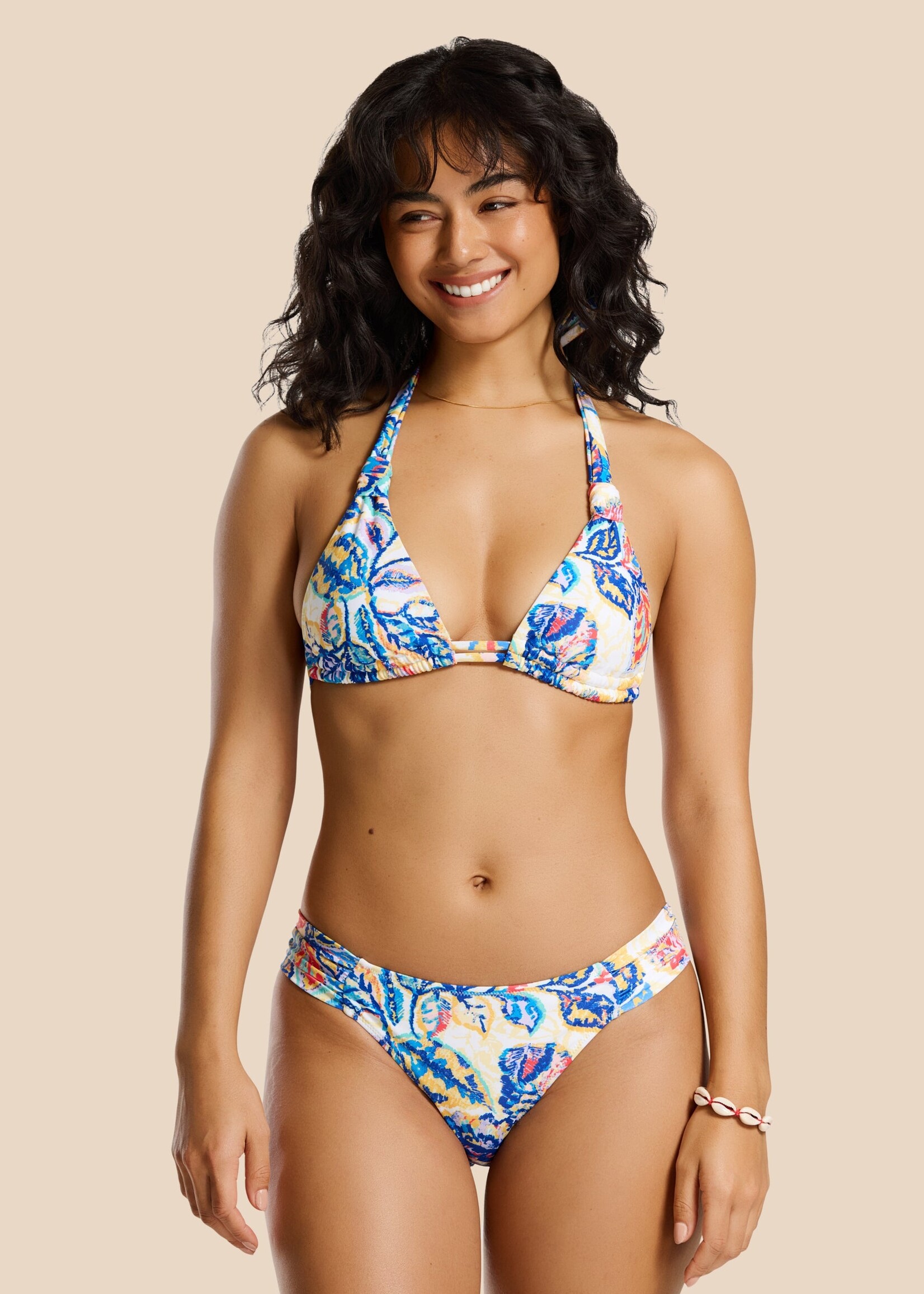 SHIWI BIBI BIKINI SET BRUNCH FLOWER | BLUE- 34