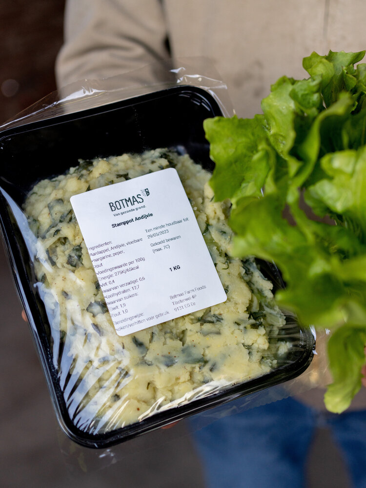 Botmas Biologische Stamppot Andijvie - Ready to Eat