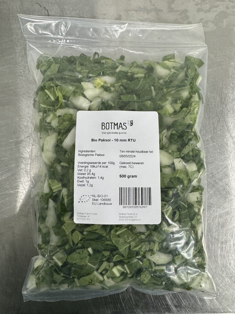 Botmas Biologische Paksoi - RTU