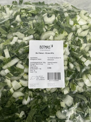 Botmas Biologische Paksoi - RTU