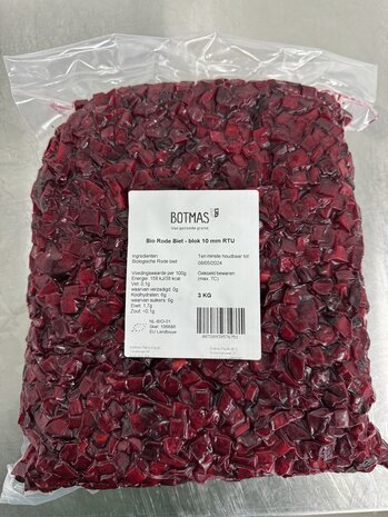 Botmas Biologische Rode Biet - RTU Botmas Biologische Rode Biet - RTU