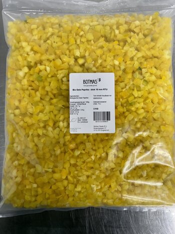 Botmas Bio Gele Paprika- blok 10 mm RTU